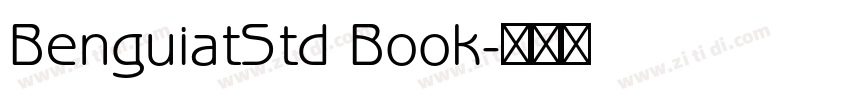 BenguiatStd Book字体转换
